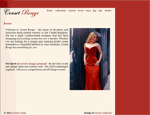 Tablet Screenshot of corsetrouge.com